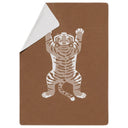 Coperta Invernale in Caldo Cotone Fantasia Tigre - Tiger