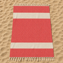 Telo Mare in Fouta di Puro Cotone Geometrico - Corfù