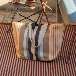 Maxi Borsa in Cotone Riciclato Rigata - Yuna
