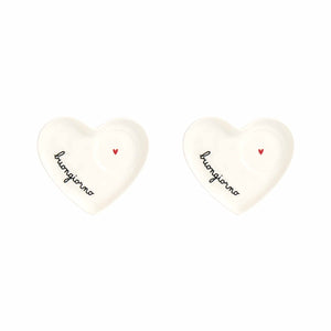 Set 2 Piattini Porta Tazzine in Grès - Buongiorno