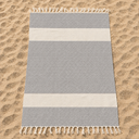 Telo Mare in Fouta di Puro Cotone Geometrico - Corfù
