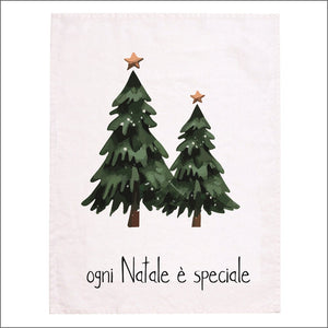 Canovaccio in Lino Stonewashed - Ogni Natale è Speciale