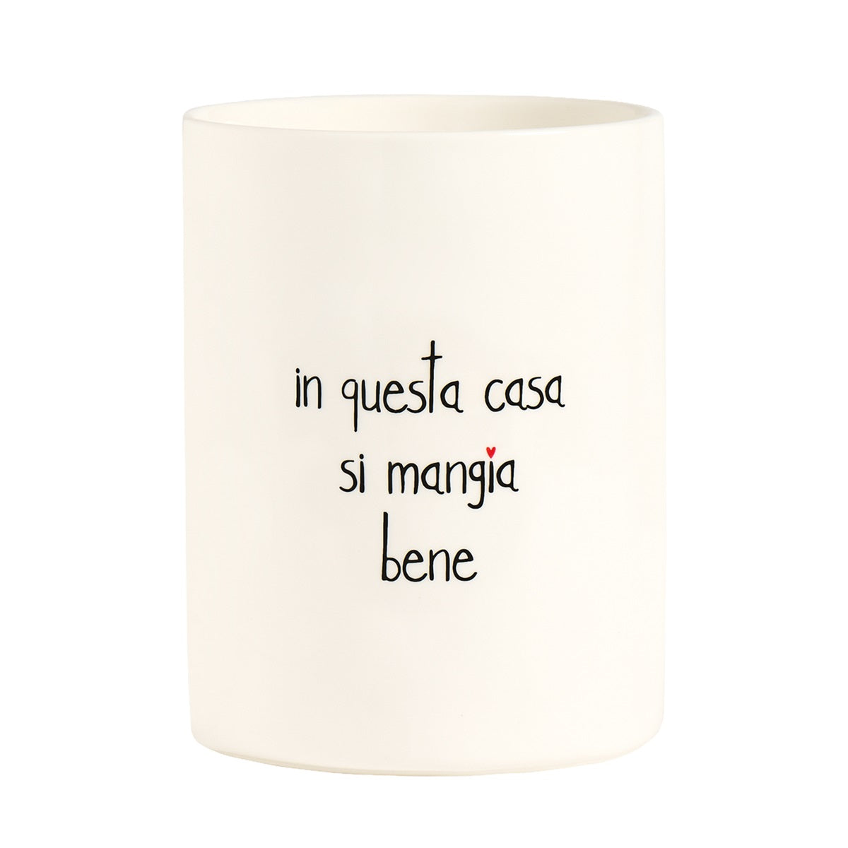 Portautensili in Grès - In Questa Casa si Mangia Bene