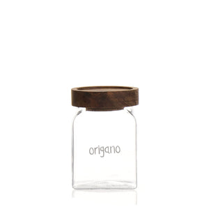 Barattolo in Vetro Borosilicato Serigrafato - Origano
