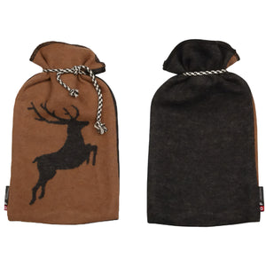 Borsa dell'acqua calda in Pile di Cotone fantasia - Deer