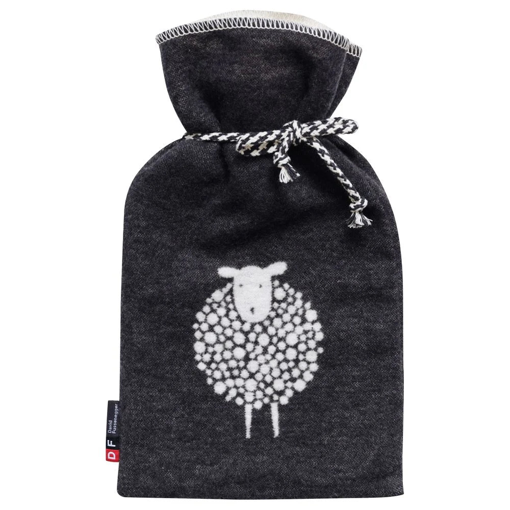 Borsa dell'acqua calda in Pile di Cotone fantasia - Sheep