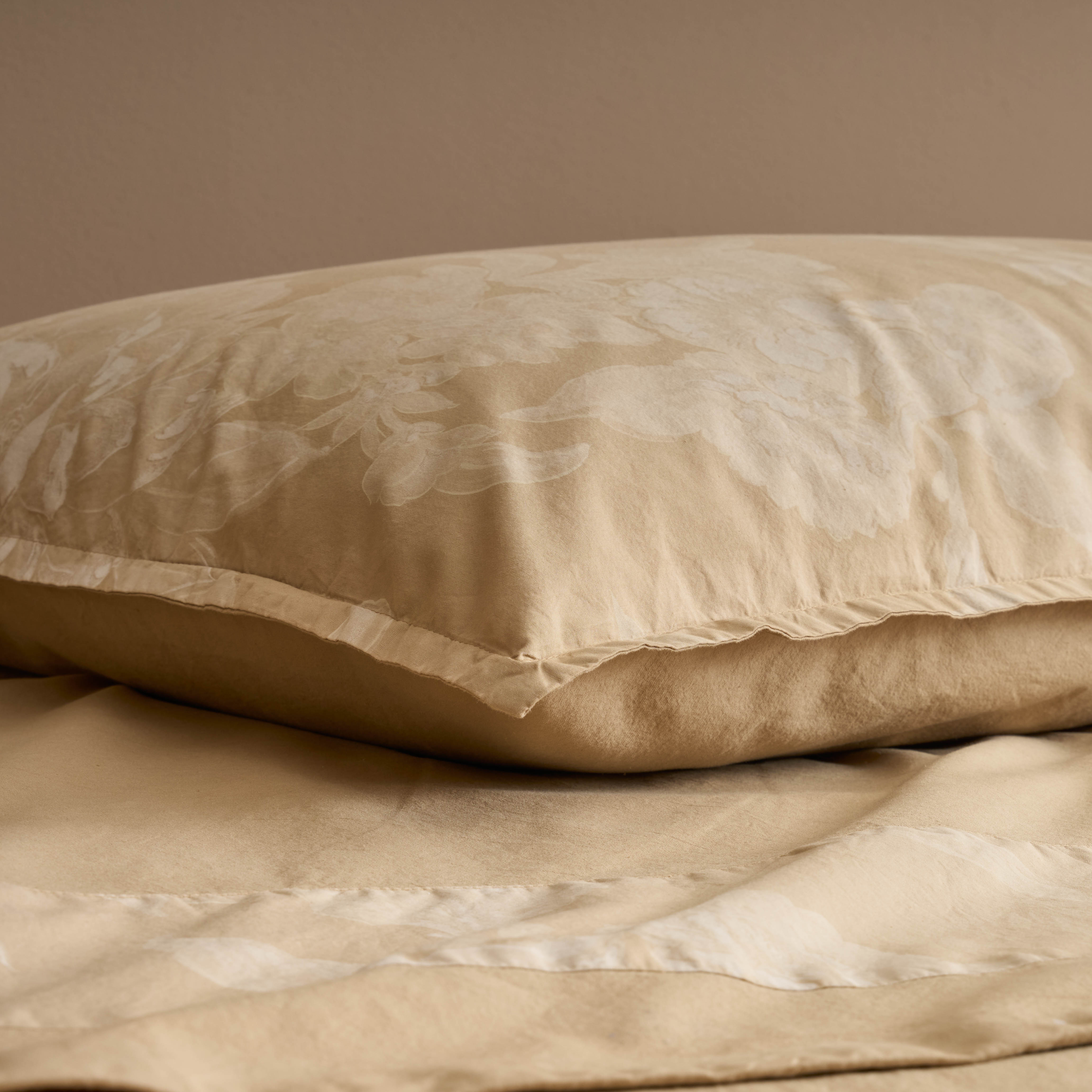 Completo Lenzuola in Percalle di Cotone Stonewashed Fantasia Floreale - Eko Allen