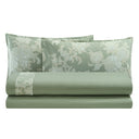 Completo Lenzuola in Percalle di Cotone Stonewashed Fantasia Floreale - Eko Allen