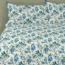 Parure Copripiumino in Percalle di Cotone Fantasia Floreale - Birds Garden