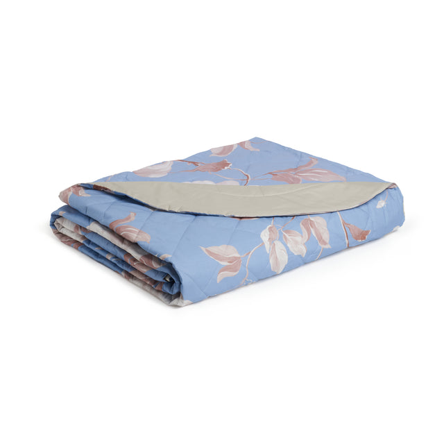 Trapuntino Leggero in Percalle di Cotone Fantasia Floreale - Rosewood