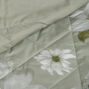 Trapuntino Leggero in Percalle di Cotone Fantasia Floreale - Rosewood