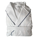 Accappatoio in Spugna con Cappuccio e finiture Overlock - Reunus