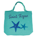 Borsa Mare o Trousse in Puro Cotone Ricamata - Etoile