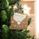 Addobbo Natalizio Personalizzabile in Legno - Busta