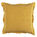 Cuscino in Cotone Stonewashed Jacquard Tinta Unita - Canestri
