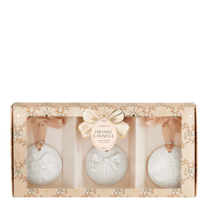 Cofanetto 3 Gessi Profumati Fragranza Orange Cannelle - Rubans de Fête