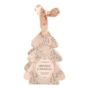 Cofanetto Regalo Gesso Forma Albero Fragranza Orange Cannelle - Rubans de Fête