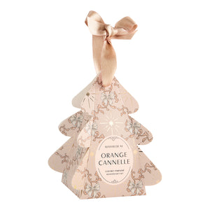 Cofanetto Regalo Gesso Forma Albero Fragranza Orange Cannelle - Rubans de Fête