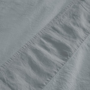 Completo Lenzuola Cotone e Lino StoneWashed No Stiro - Loira