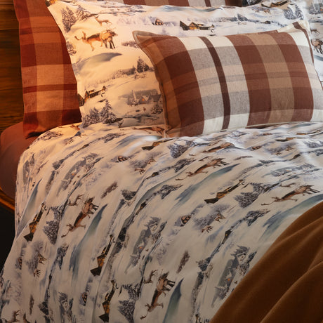 Parure Copripiumino in Percalle di Cotone Fantasia - Chamonix