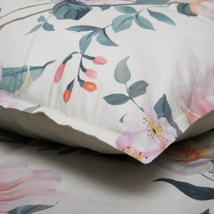 Completo Lenzuola in Percalle di Cotone Fantasia Floreale - Clea