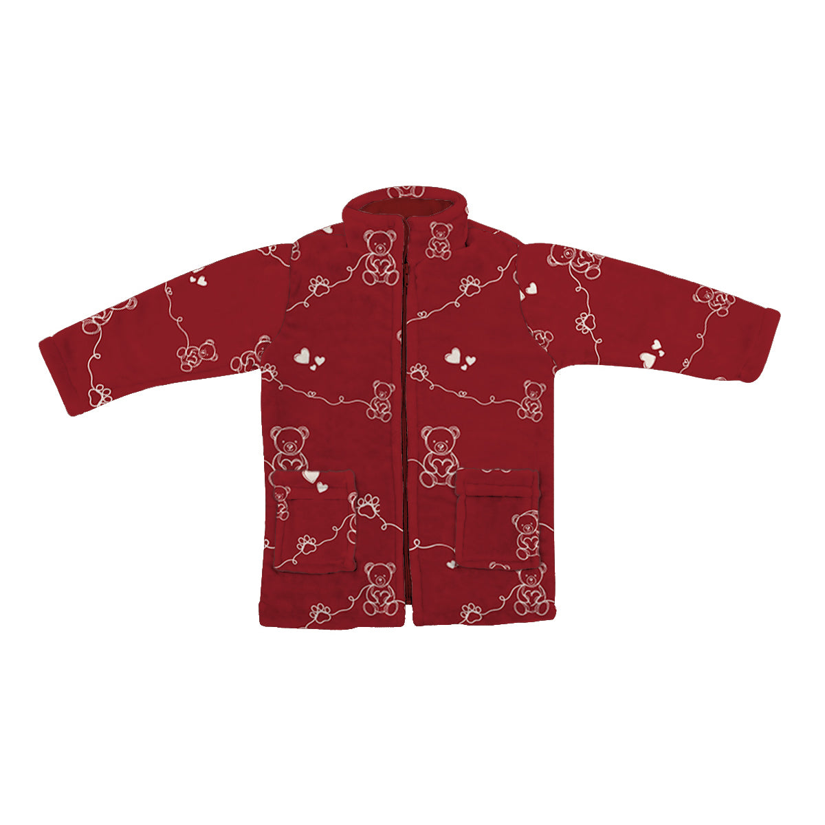 Vestaglia per Bambino in Micropile Stampata - Dreaming Bear