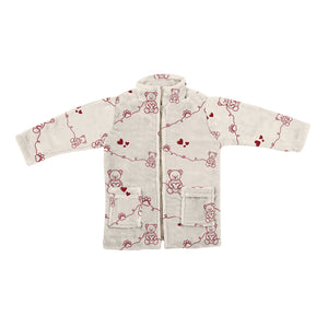 Vestaglia per Bambino in Micropile Stampata - Dreaming Bear