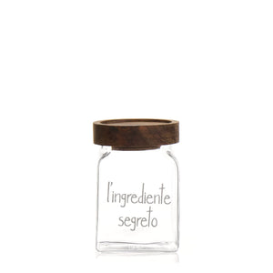 Barattolo in Vetro Borosilicato Serigrafato - L'Ingrediente Segreto