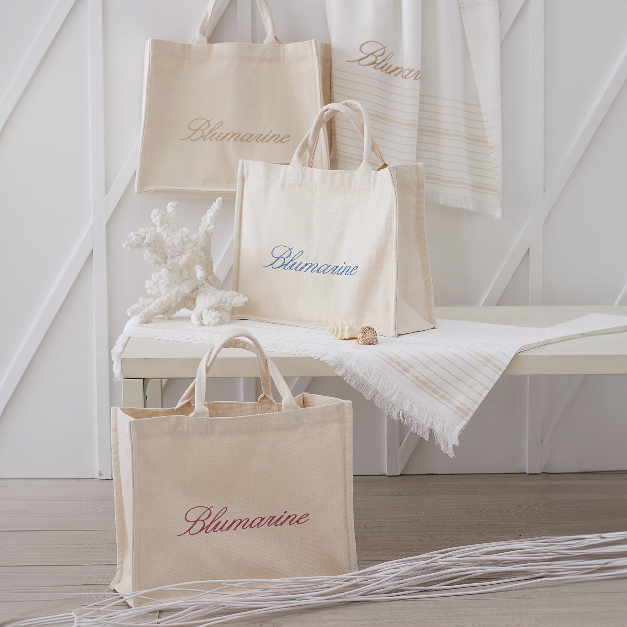 Borsa Mare in Tela di Cotone Gabardine