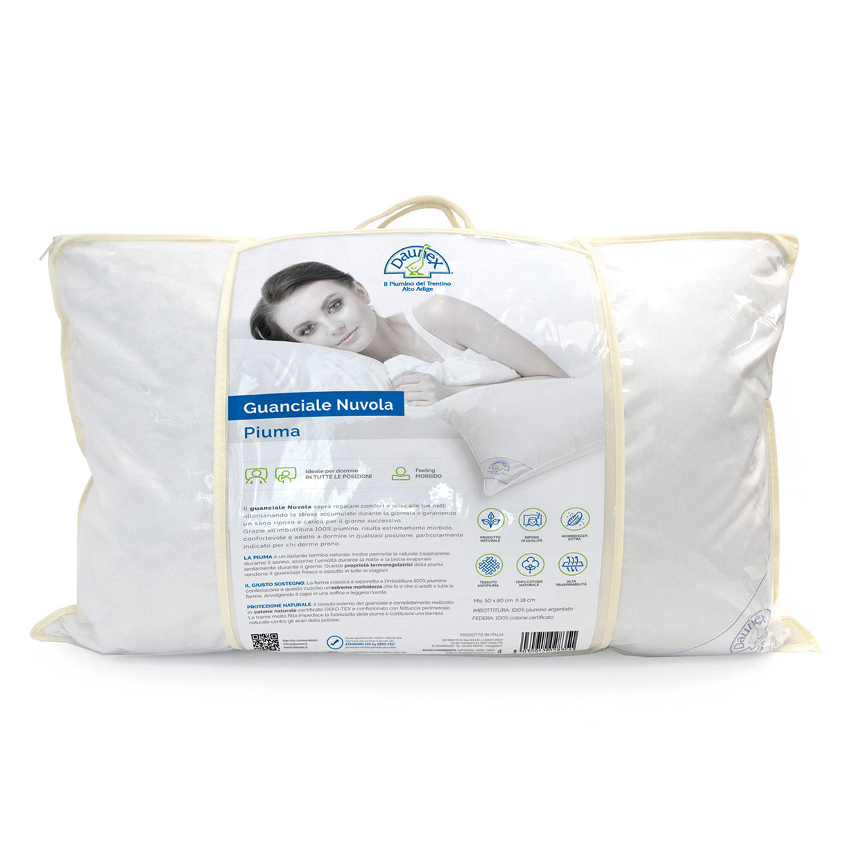 Guanciale in Piumino d'oca - Nuvola