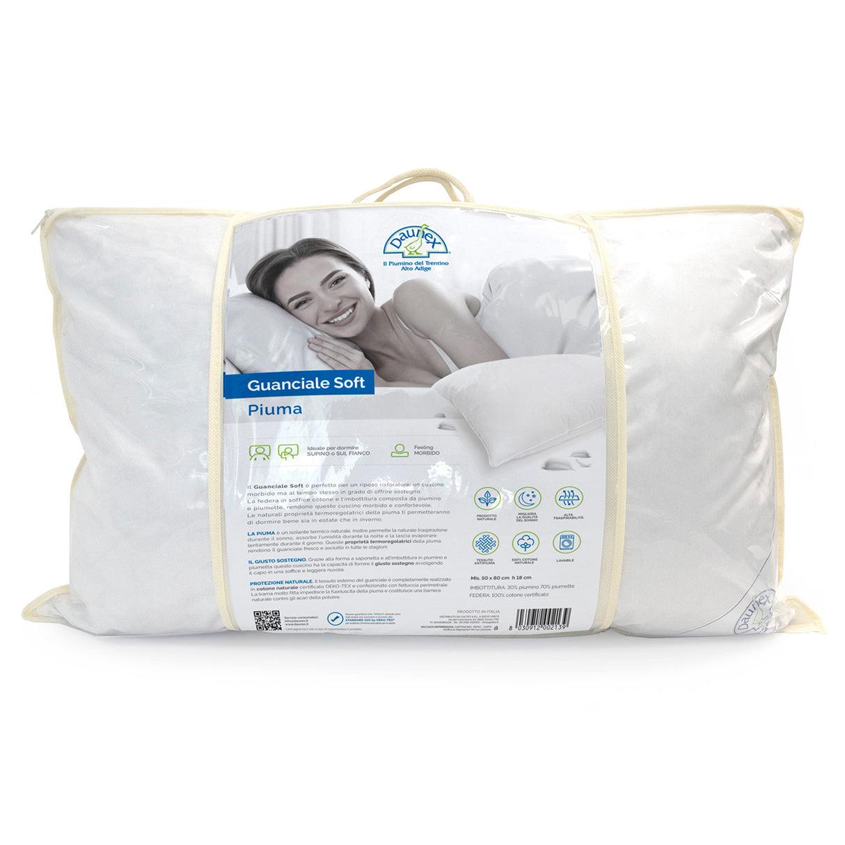 Guanciale in Piumino d'oca - Soft