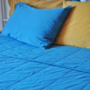 Trapuntino Leggero in Percalle di Cotone StoneWashed - Husky