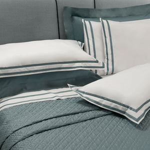 Completo Lenzuola in Percalle di Cotone con Doppio Bordo - Capri