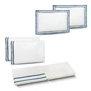 Completo Lenzuola in Percalle di Cotone con Doppio Bordo - Capri