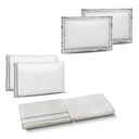 Completo Lenzuola in Percalle di Cotone con Doppio Bordo - Capri