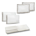 Completo Lenzuola in Percalle di Cotone con Doppio Bordo - Capri