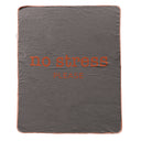 Plaid in Lana Cotta con Scritta - No Stress