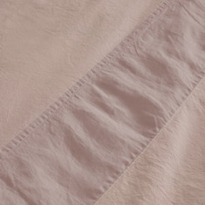 Completo Lenzuola Cotone e Lino StoneWashed No Stiro - Loira