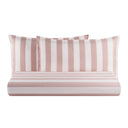 Parure Copripiumino in Puro Cotone Rigato Tinto in Filo - Matera