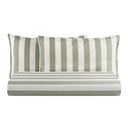 Parure Copripiumino in Puro Cotone Rigato Tinto in Filo - Matera