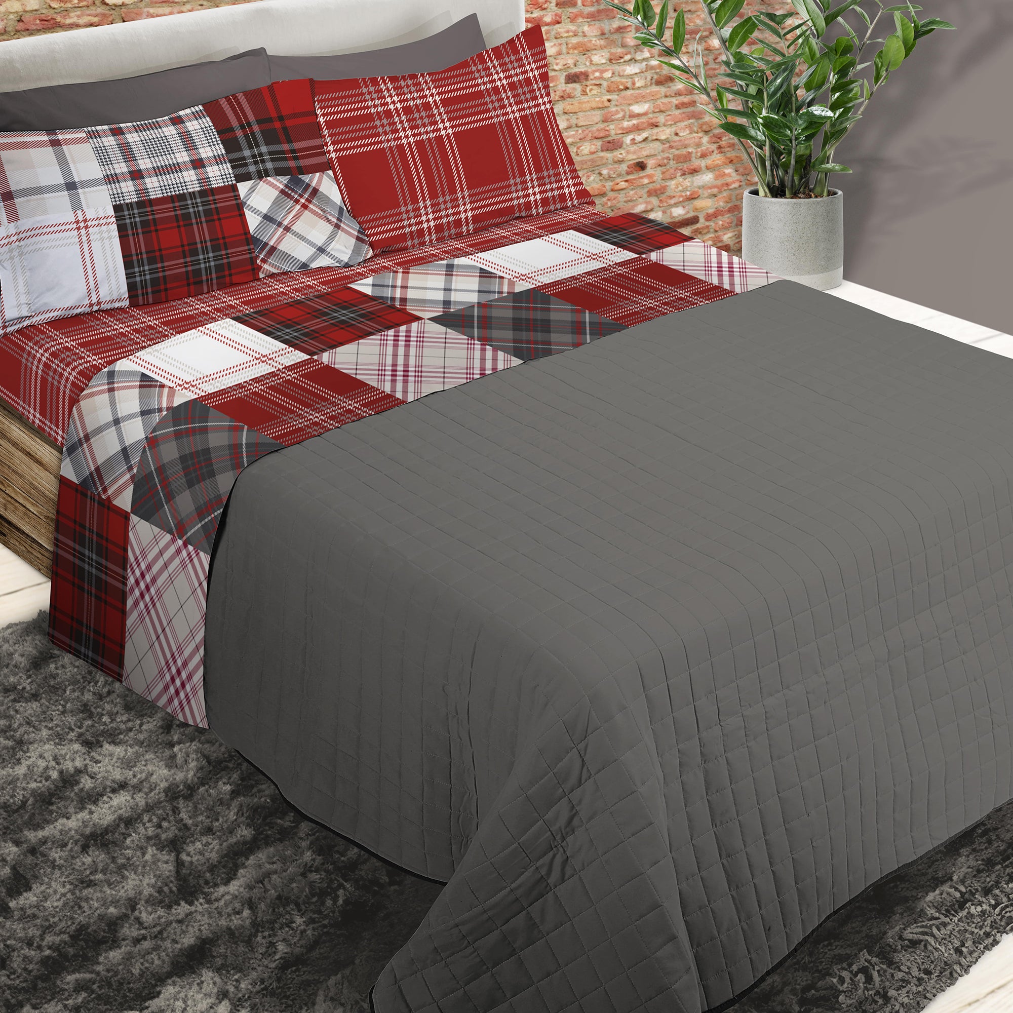 Completo Lenzuola in Puro Cotone - Patagonia