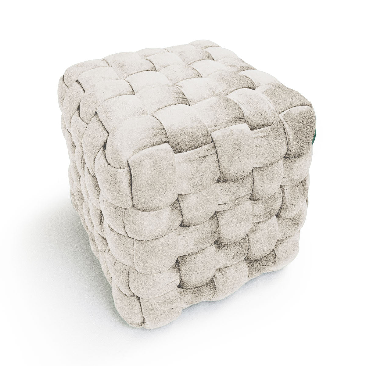 Sgabello Pouf in Multistrato di Pioppo - Ottoman