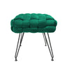 Sgabello Pouf in Multistrato di Pioppo - Ottoman