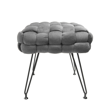 Sgabello Pouf in Multistrato di Pioppo - Ottoman