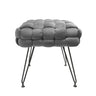 Sgabello Pouf in Multistrato di Pioppo - Ottoman