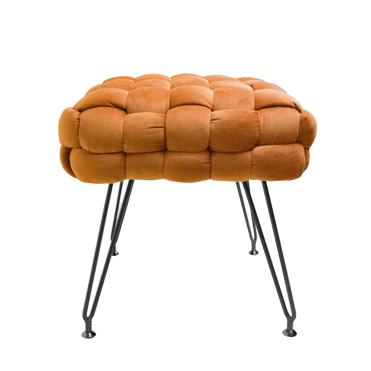 Sgabello Pouf in Multistrato di Pioppo - Ottoman