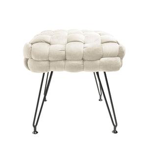 Sgabello Pouf in Multistrato di Pioppo - Ottoman