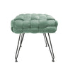 Sgabello Pouf in Multistrato di Pioppo - Ottoman