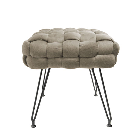 Sgabello Pouf in Multistrato di Pioppo - Ottoman