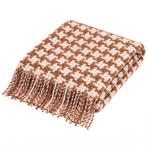 Plaid in Lana Fantasia Pied de Poule - Paloma